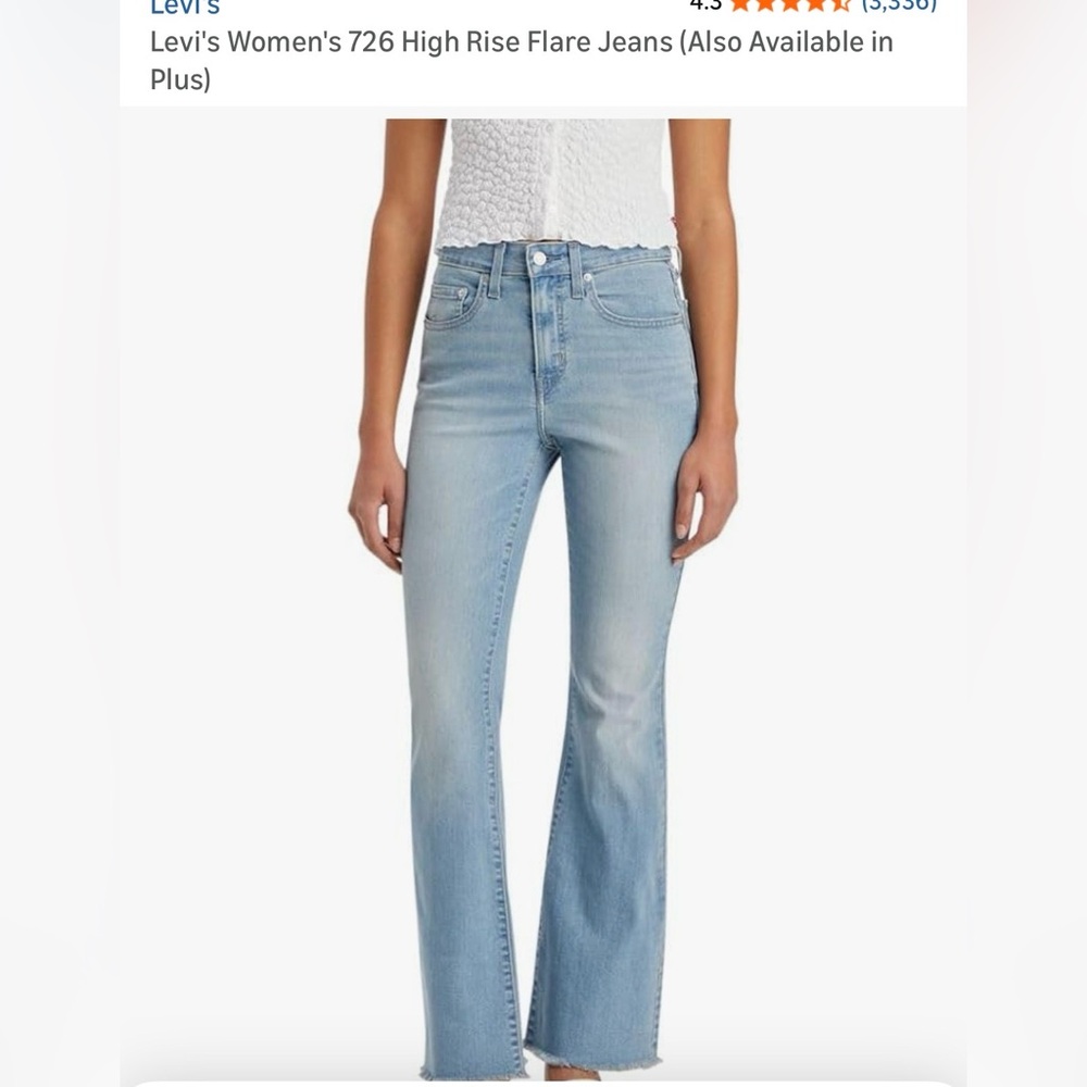 Levi's Light Blue Flare Jeans